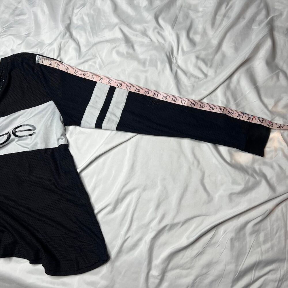 Bebe Sport Mesh Long Sleeve Jersey Top - Picture 4 of 8